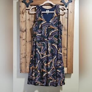 Anne Klein Multicolor Sleeveless Dress Size 8